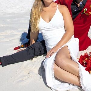 Beach wedding dress